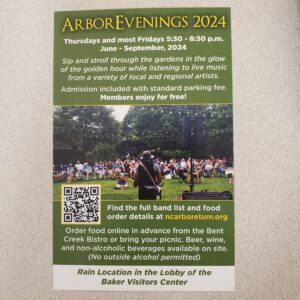 Desk Card – Arbor Evenings